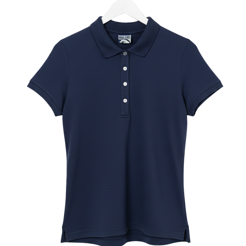 EVR19 LADIES EX STORE SHORT SLEEVE POLO NAVY
