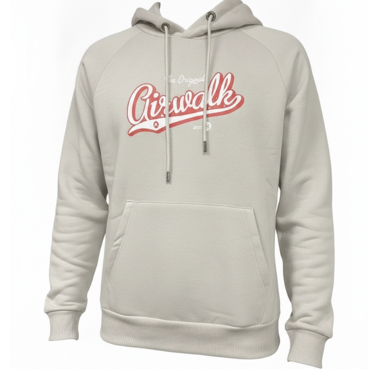 AW10 ADULTS AIRWALK ORIGINAL  HOODY - BLK & GREY