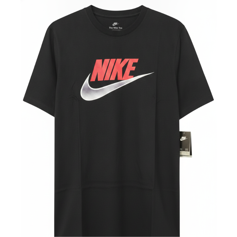 5865 MENS LICENSE BLACK NIKE SWOOSH TEE