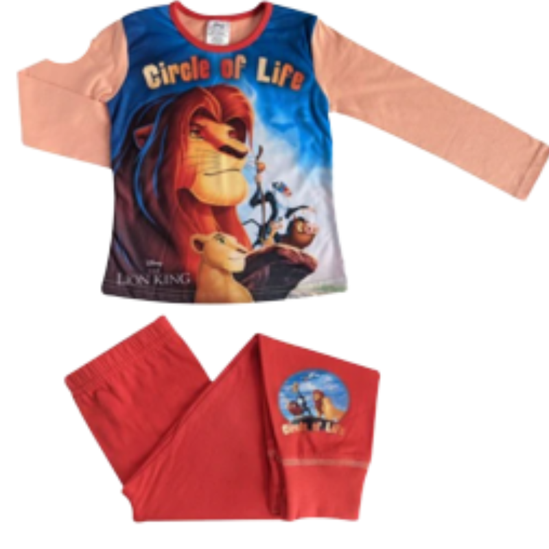 36006  GIRLS LION KING PJS