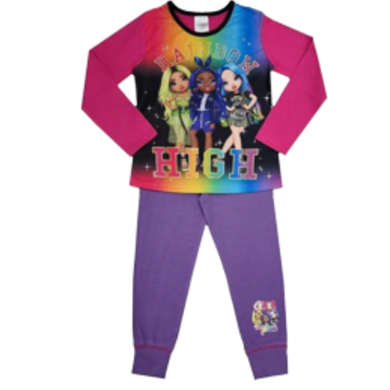 38334  GIRLS RAINBOW HIGH PJS