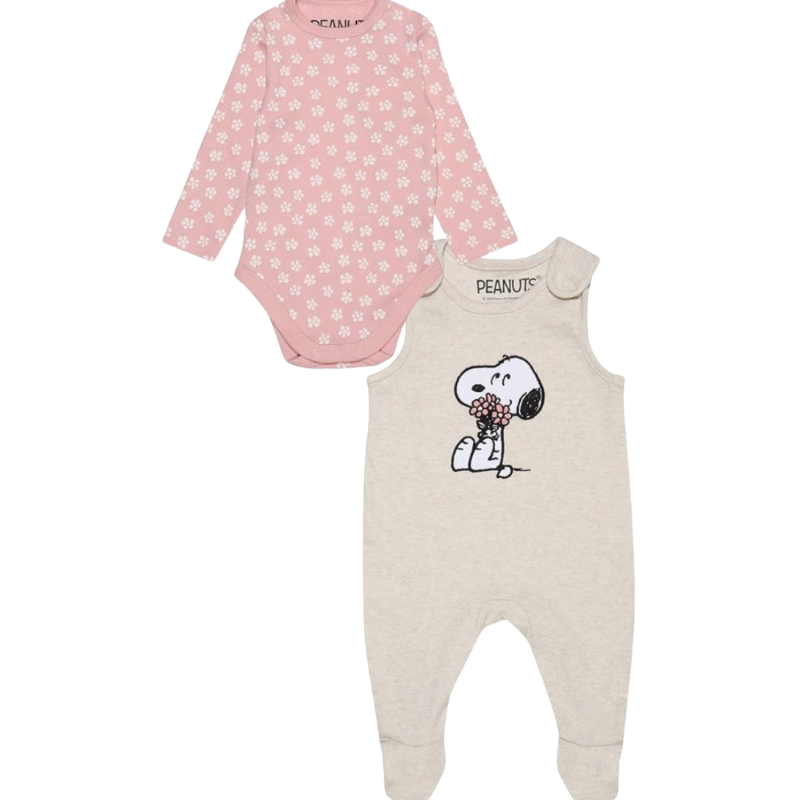 PE15 BABY GIRLS PEANUTS 2 PIECE SET