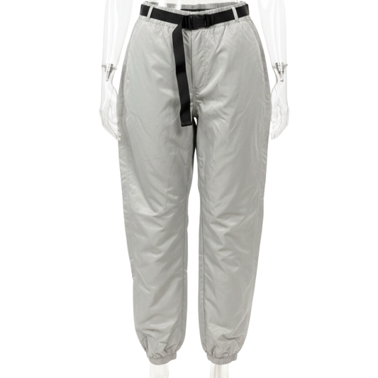 3813  LADIES EX BRAND BUCKLE DETAIL STITCH SHELL JOGGER