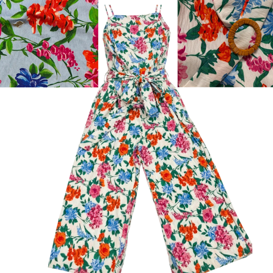 PA15 LADIES EX STORE BELT JUMPSUIT BOTH COLS IN BOX