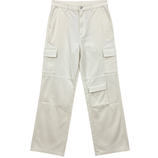 4124 LADIES EX BRAND TWILL POCKET DETAIL CARGO TROUSER