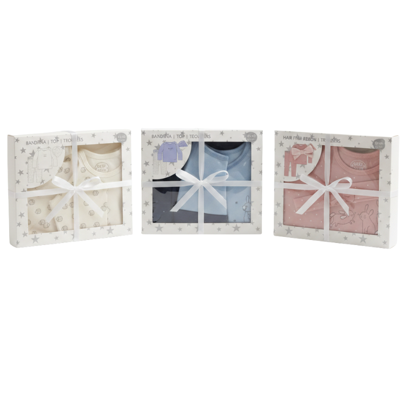 7230 BABIES ASSORTED 3 PACK GIFT SETS