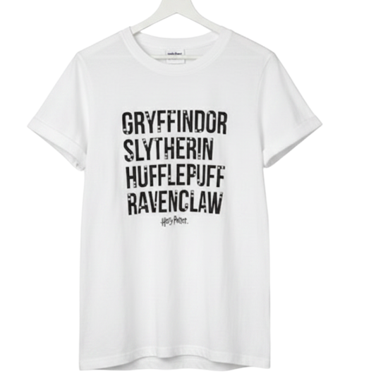 4604 LADIES LICENSE HARRY POTTER HOUSES TSHIRT
