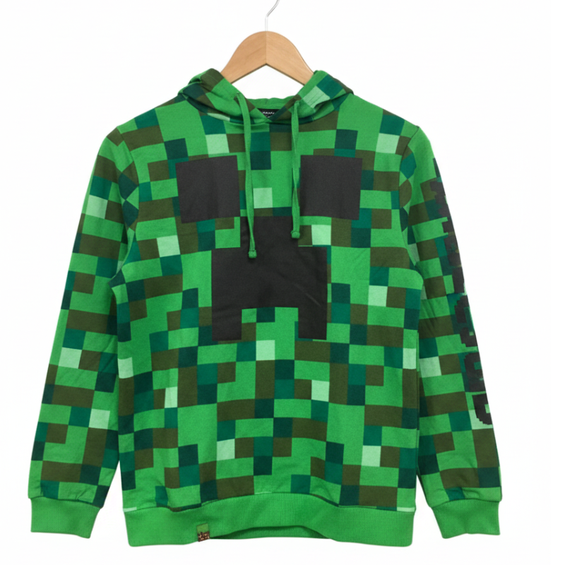 6757  KIDS LICENSE MINECRAFT HOODY