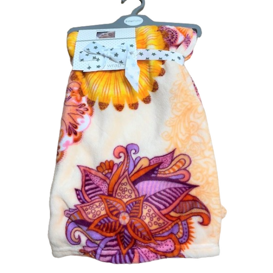 35038 BABIES ORANGE PAISLEY FLEECE BLANKET