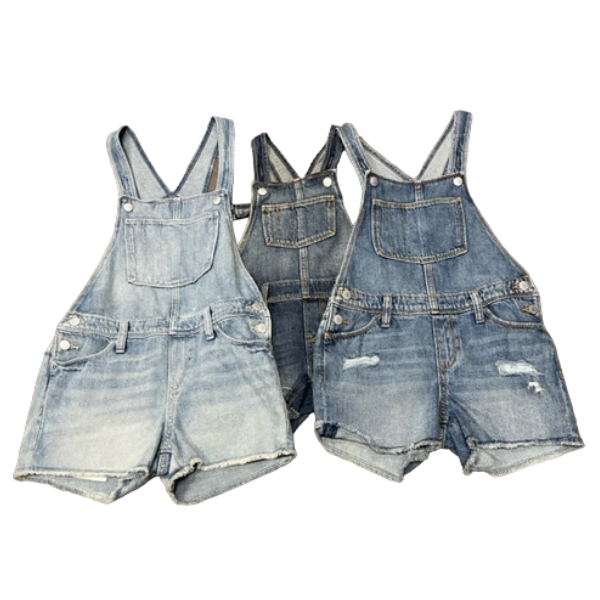 9996 KIDS BRAND ASSORTED STYLES DENIM DUNGAREES